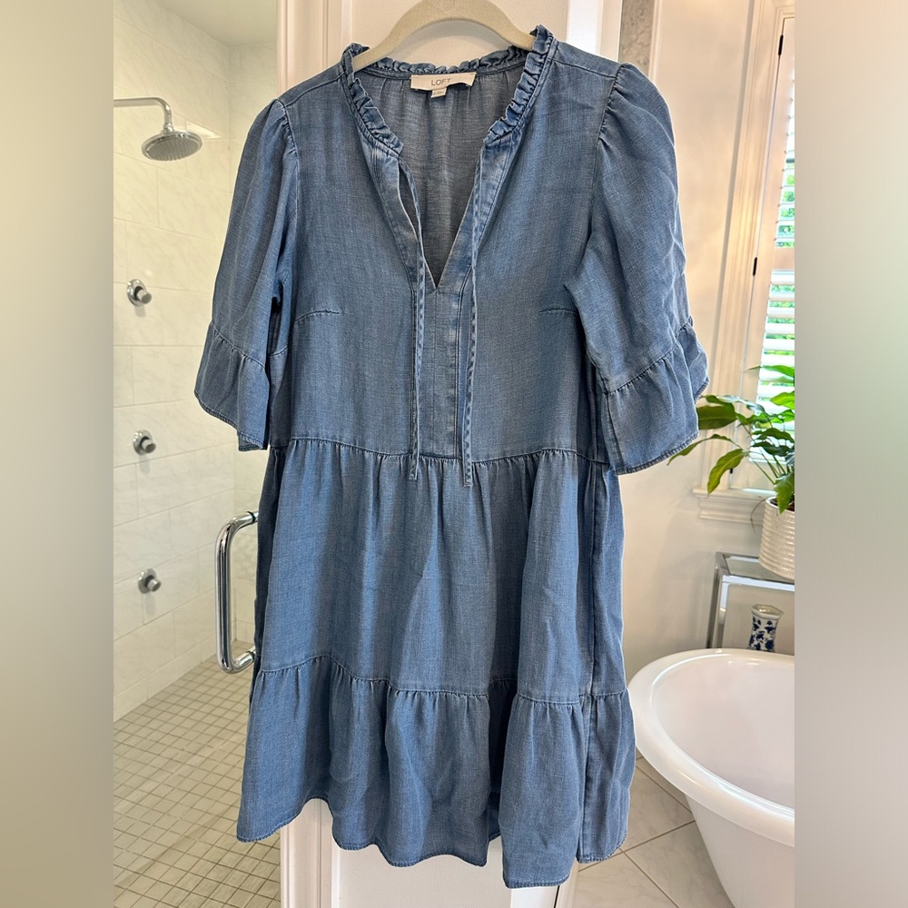 Loft chambray dress